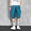 Men's Shorts Men's Shorts Mens Summer Comfortable Baggy Tactical Letter Printed Jogger Japanese Outdoor Sweatpants Unique Big Pockets 022023H