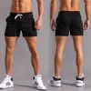 Kör shorts märke mode fitness män bomull avslappnad jogging snabb torr manliga korta byxor