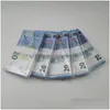 Autres fournitures de fête festive Film Money Banknote 5 10 20 50 Dollar Euros Réaliste Toy Bar Props Copie Devise Fauxbillets 100 PC DhicmQP5G