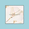 Hanger kettingen mooie choker collier boho pearls diamanten ketting mtilayer voor vrouwen mannen bar gelaagde kwast metaal goud druppel levering dhtnj