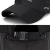 Berretti da baseball Outdoor Cappello da sole antivento Ultra-sottile Ad asciugatura rapida Impermeabile Upf 50 Summer Pieghevole Baseball a prova di zanzara