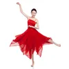 Stage Wear justaucorps de danse blanche pour adultes jupe Tutu de Ballet élégant lyrique moderne Costumes contemporains longue ballerine Costume fille