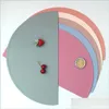 Maty Podkładki dziecięce stół stół dziecięcy materiał Sile Tabeczki nowoczesne minimalistyczne stałe kolor gospodarstwa domowego INTYZACJA UPRODZICIE DOBRA DOMOWE