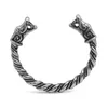 Bangle Viking Wolf voor mannen roestvrijstalen armband Noordse sieraden geschenk