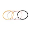 Bröllopsringar JHSL 1mm Liten mini rostfritt stål Simple Women Black Rose Gold Color Fashion Jewelry US Storlek 3 4 5 6 7 8 9 10