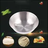 Bowls Stainless Steel Mixing For Salad Cooking Bakeeasy To Clean Drop Delivery Home Garden Kitchen Dining Bar Dinnerware Dhetw