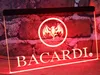 Bacardi Banner Flag Beer Bar Pub Club 3D Знаки светодиодные знаки Neon Light Man Cave Home Decor Shop Crafts5097394