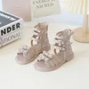 Kinder Teenager Baby Mädchen Prinzessin Feste Freizeitschuhe Bowknot Kinder Sommer Sandalen F04131 0202