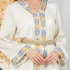 Casual Dresses Fashion Women 2 Peice Muslim Sets Long Sleeve Arabic Middle East Islamic Dubai Turkey Prayer Loose Dress