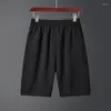 Mäns shorts 2023 Varumärke Men's Casual Korean Straight Beach Pants Stor storlek Fem poäng Män