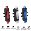 s 4 Modes Bicycle Tail USB Rechargeable Cycling Mountain Waterproof Rear Light Warning Lantern Bike Lamp 0202