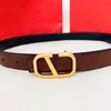 Luxury Designer Belt Classic Vintage Letter Smooth Buckle Women Belts High-quality Men Leather Belt Width 2.5cm 3.8cm