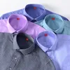 Chemises décontractées pour hommes Chemise habillée à carreaux imprimée pour hommes à manches longues Tops à la mode sociale Bureau Qualité douce Coupe régulière Travail Chemise décontractée intelligente 230202