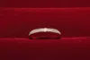 Klaster pierścienie 3 kolory proste złoto różowe złoto kolor srebrny okrągłe pierścionki dla kobiet wesele zaręczyny wysokiej jakości biżuteria G230202
