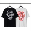 T-shirty męskie 2022 Made Girls Don't Cry T-Shirt Men Men Kobiety Jakość Pure Cotton T-shirt Prosty wszechstronny oddychający komfort krótki rękaw G230202