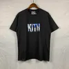 Camisetas masculinas homens mulheres 1 1 kith paris marco tee de alta qualidade arquitetura solta impressão gráfica kith camiseta casual manga curta interna tag g230202