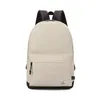 Plecak 2023 Oryginalny laptop o dużej pojemności Wodoodporny Oxford Solid Color Bag School School Bag dla mężczyzn i kobiet