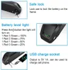 Ebike batterij Hailong 48V 36V 52V 15AH 13AH 21700 18650 Lithium Electric Bicycle Batteria voor 1000W 750W 500W 350W 250W Motor