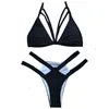 Dames badmode sexy string bikinis 2023 mujer verbat swimsuit dames sporten push up biquinis zwembading suit twee delige set