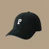 Casquettes de baseball Casquette de baseball de couleur unie pour femmes hommes été décontracté visière lettres snapback