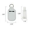 Party Favor White Liquid Soap 30Ml Keybuckle Bottles Sleeve Keychain Neoprene Hand Sanitizer Holder Keyring Without Bottle Portable Dhltq