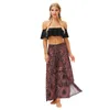 Frauenhose 2023 nationaler Stil Digital bedrucktes Weitbein Nipol Outdoor Fitness Yoga Frauen Sport Kleidung lose hohe Split