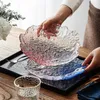 Plates Japanese Glass Household Fruit Large And Small Creative Dried Dishes