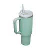 1pc 40oz 2º copo de aço inoxidável com maçaneta de palha grande capacidade de caneca de água de caneca de caneca de água de caneca de acampamento ao ar livre de vácuo bebedores com isolamento de vácuo