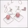 Dangle Lustre Mode Coréen Géométrique Étoile Boucles D'oreilles Simple Mti Couche Or Couleur Goutte Irregar Cristal Boucle D'oreille Pour Les Femmes Jewelr Otzas