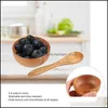 Bowls Set Wooden Vegetable Serving Bowl Fruit Storage Usef Salad Drop Delivery Home Garden Kitchen Dining Bar Dinnerware Dhz5I