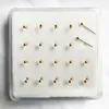 Nose Rings Studs 100% 925 Sterling silver 1.5 mm ball nose Stud pin Classic nostril piercing jewelry 20pcs/pack 230202