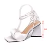 Dress Shoes Fashion Women High Thick Heels Ankle Strap Summer Ladies Plus Size Pump Female Comfort Design Sexy Woman 2023