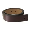 Belts PU Leather Men Belt Strap Without Automatic Buckle Replacement With Holes Male Waist Jeans Trouser Gifts Party Supplies