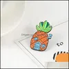 Pins broches ananas combinatie huis rozen persoonlijkheid creatieve broche cartoon pins speciale tide email revers denim badge c3 dro dhcvs