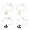 Charm Bracelets Wholesale Korean Sweet Anchor Bracelet Drop Delivery Jewelry Dhtp6