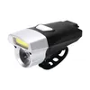 Luci 350 Lumen LED 3 modalità Torcia di montaggio per bicicletta USB Ciclismo Headlignt Luce notturna impermeabile Anteriore MTB Parti della lampada per bici 0202