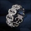 Solitaire Ring Sparkling Vintage 925 Sterling Sier CZ Diamond Promise Mulheres noivado Casamento Presente de noiva 1287 B3 Drop Delivery Jewe Dh1qp