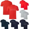 2024 F1 Polos T-shirt Formule 1 T-shirts T-shirts de l'équipe rouge T-shirt de spectateur de course d'été T-shirt respirant Maillot de motocross à séchage rapide