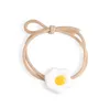 Hair Rubber Bands Cute Sweet Korea Yolk Ponytail Holder High Elasticity Women Girls Kids Ties Rope Children Fashion Drop Delivery Jew Oteup