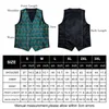 Gilet da uomo Verde acqua Paisley 100% seta Abito formale Gilet Abito da uomo Gilet Gilet Cravatta Spilla Fazzoletto da taschino Set per smoking DiBanGu 230202