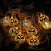 Strings 1,5 m 10leds Halloween dynia Lekka sznur LED Festival Home Party Decor Ornament