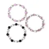 Strand Perles Brins Naturel Perle Charme Bracelet En Pierre Pour Femmes Rose Cristal Quartz Perles Femme Bijoux Cadeau1