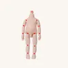 Poupées BJD 13 articulations mobiles, yeux 3D, ensemble de 6 pièces de 16CM, boîte cadeau de maquillage mignon à la mode, jouet pour fille et garçon, 230202