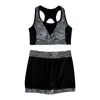 Aktive Sets frauen Yoga Anzug 2 Stück Set Fitness Sportswear Für Weibliche Workout Sport Kleidung Laufen Im Freien Bh Top gym