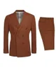 Men's Suits & Blazers Fashion Men Dark Green Coat Blazer Trousers Business 2Pcs Slim Fit Sets Wedding Man Costume Jacket Pants Tie