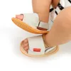 Baywell été infantile garçons filles sandales en cuir PU décontracté léopard chaussures anti-dérapant nouveau-né bébé premier marcheur 0-18 mois 0202