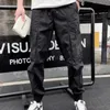 New 23ss Men Cargo Pants Overalls Y3 Black Sports fashion brand Casual Slim Trousers Nylon with Pockets mens pants