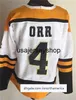 Hockey Jersey Heren Retro 9 Johnny Bucyk Vintage Classic 12 Adam Oates 4 Bobby Orr 75th Anniversary CCM All Stitched Black