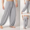 Herrenhosen Jogger lässige Jogginghose Solid Color Baggy Hosen Bauch Tanz Yoga Harem Hächter Männer Lose Style Koi 230202