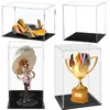 Objets décoratifs Figurines Vitrine de taille 75 pour objets de collection Assembler une boîte en acrylique transparente Protection Vitrine Figurines d'action Organiser des jouets 230201